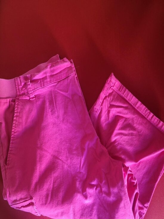 Lee Pants - Lee Bright Pink Bermuda Shorts Women’s 18 Mid Rise Stretch Utility